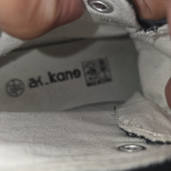 Rainbow Canvas Converse Style High Top | Rainbow Sole Size 4=36 - Picture 12 of 13